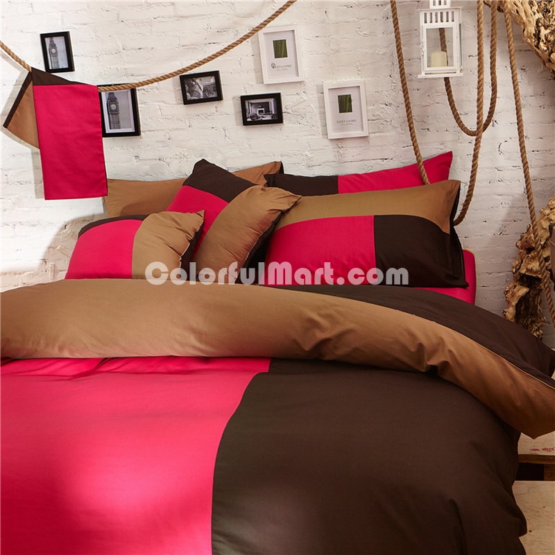 Old Time Red Bedding Set Teen Bedding College Dorm Bedding Duvet Cover Set Gift - Click Image to Close