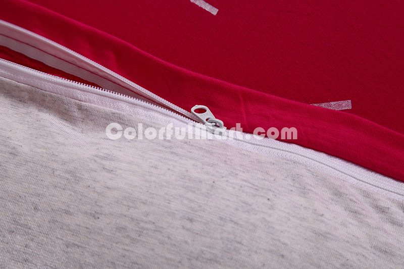 Love Red Knitted Cotton Bedding 2014 Modern Bedding - Click Image to Close