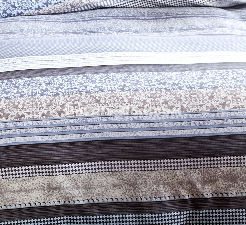 France Black Blue Tartan Bedding Stripes And Plaids Bedding Teen Bedding - Click Image to Close