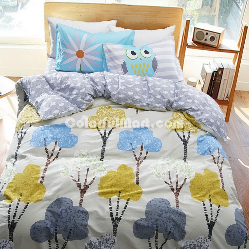 Shrub Gray Bedding Kids Bedding Teen Bedding Dorm Bedding Gift Idea - Click Image to Close