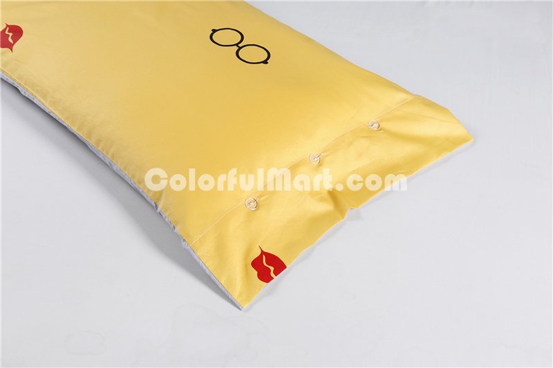 Uncle Hat Yellow Bedding Set Teen Bedding Kids Bedding Duvet Cover Pillow Sham Flat Sheet Gift Idea - Click Image to Close