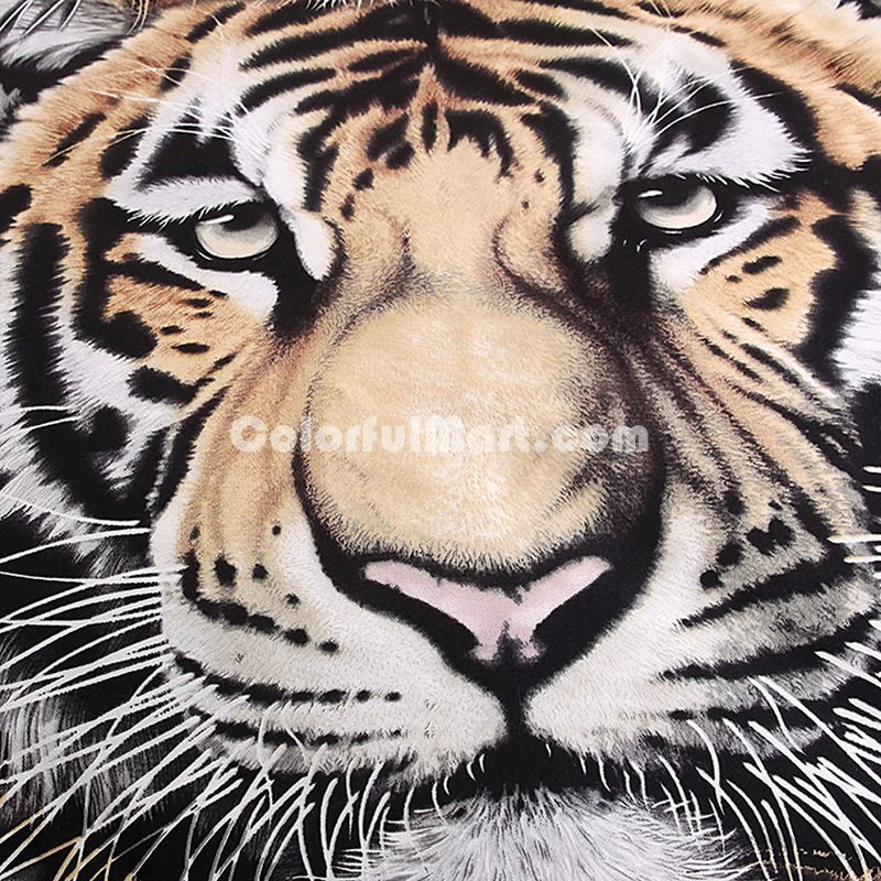 Jungle King Tiger Duvet Cover Set 3D Bedding - Click Image to Close