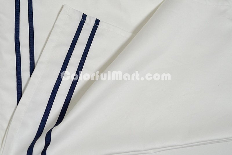 Hausen White Duvet Cover Set Luxury Bedding - Click Image to Close