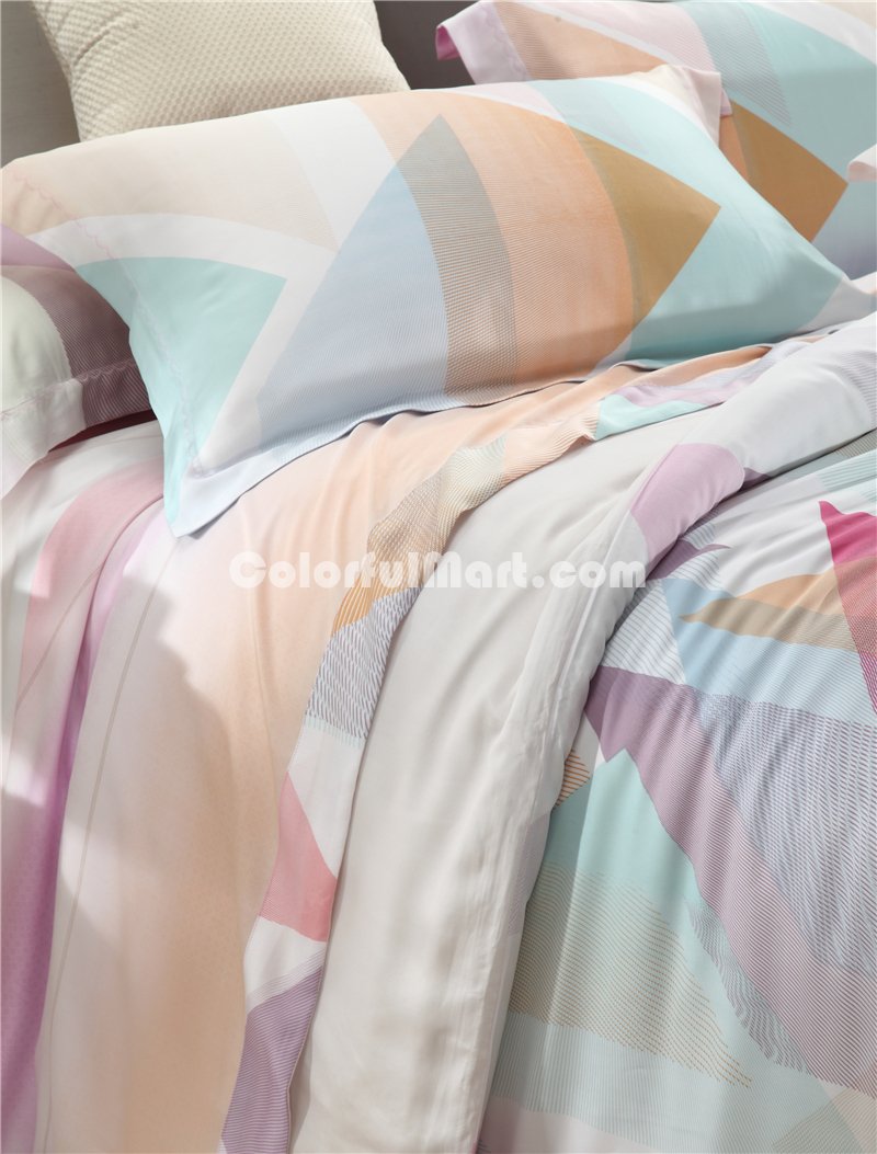 Fantasia Purple Bedding Set Girls Bedding Floral Bedding Duvet Cover Pillow Sham Flat Sheet Gift Idea - Click Image to Close