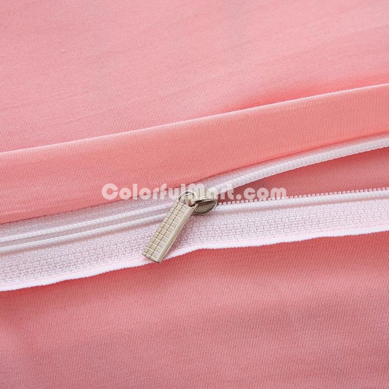 Zebra Print Coral Bedding Set Duvet Cover Pillow Sham Flat Sheet Teen Kids Boys Girls Bedding - Click Image to Close