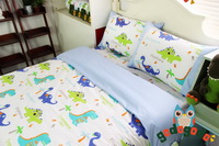 Dinosaur Homes Blue Dinosaur Bedding Set
