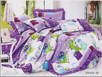 Dinosaur Kingdom Purple Dinosaur Bedding Set