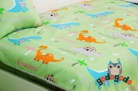 Dinosaurs Light Green Dinosaur Bedding Set