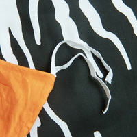 I Love Zebra Orange Zebra Print Bedding Animal Print Bedding Duvet Cover Set
