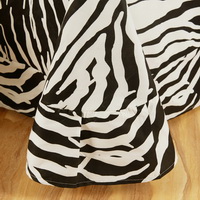I Love Zebra Yellow Zebra Print Bedding Animal Print Bedding Duvet Cover Set