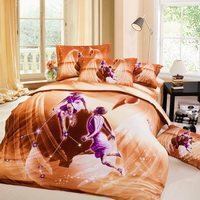 Gemini Oil Painting Style Zodiac Signs Bedding Set
