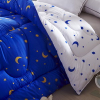 Star In My Heart Blue Comforter Moons And Stars Comforter Down Alternative Comforter