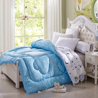 Star Knows My Heart Lake Blue Comforter Moons And Stars Comforter Down Alternative Comforter