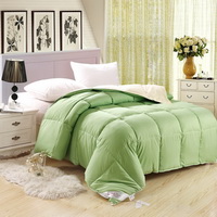 Green And Yellow Duck Down Comforter