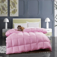 Pink Luxury Duck Down Comforter