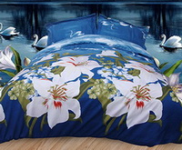 Blue Love Duvet Cover Set 3D Bedding