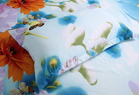 Butterflies In Flowers Duvet Cover Set 3D Bedding