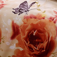 Butterfly On The Flower Duvet Cover Set 3D Bedding