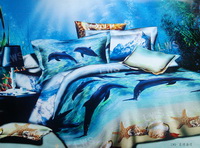 Gulf And Dolphins Bedding 3D Duvet Cover Set