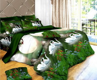 Swans In The Lake Bedding 3D Duvet Cover Set