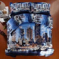Fashion Capital Blue Bedding 3d Duvet Cover Set