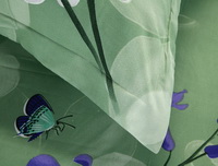 Lilac Green Bedding 3D Duvet Cover Set