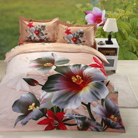 Petunias Fleshcolor Bedding 3D Duvet Cover Set