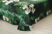 Phalaenopsis Green Bedding 3D Duvet Cover Set