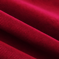 Crimson Duvet Cover Set Corduroy Bedding
