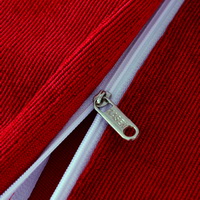 Crimson Duvet Cover Set Corduroy Bedding