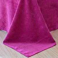 Rose Red Duvet Cover Set Corduroy Bedding