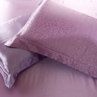England Style Purple Bedding Silk Bedding