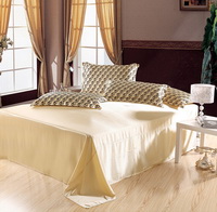 Great Life Beige Duvet Cover Set Silk Bedding Luxury Bedding