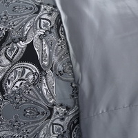 Fantasy Gray Silk Bedding Modern Bedding