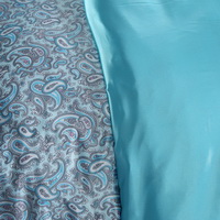 Magic Aqua Blue Silk Bedding Modern Bedding