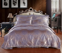 Euro Style Blue Grey Luxury Bedding Wedding Bedding