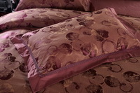 Leaves Dark Brown Luxury Bedding Wedding Bedding