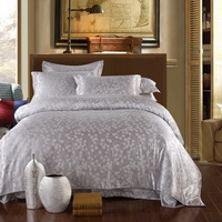 Fragrance Grey Jacquard Damask Luxury Bedding