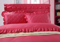 Brick Red Girls Bedding Princess Bedding Modern Bedding