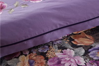 Seduction Purple Flowers Bedding Luxury Bedding