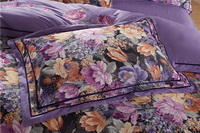 Seduction Purple Flowers Bedding Luxury Bedding