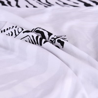 Love Zebra Print Black And White Bedding Classic Bedding