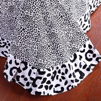 Martha Cheetah Print Black And White Bedding Classic Bedding