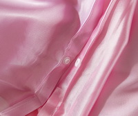 Pure Enjoyment Bright Pink Silk Bedding Silk Duvet Cover Set