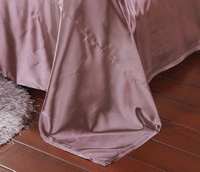 Pure Enjoyment Camel Brown Silk Bedding Silk Duvet Cover Set