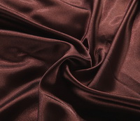 Two Tone Dark Coffee And Wine Silk Bedding Silk Duvet Cover Set