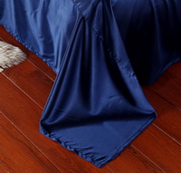 The Dragon And The Phoenix Navy Blue Silk Duvet Cover Set Silk Bedding