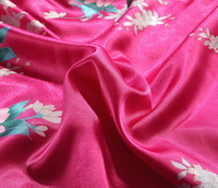 The Peacock In The Flowers Rose Silk Duvet Cover Set Silk Bedding