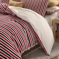 Petty Bourgeoisie Red Knitted Cotton Bedding 2014 Modern Bedding