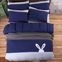 Rabbit Sapphire Knitted Cotton Bedding 2014 Modern Bedding